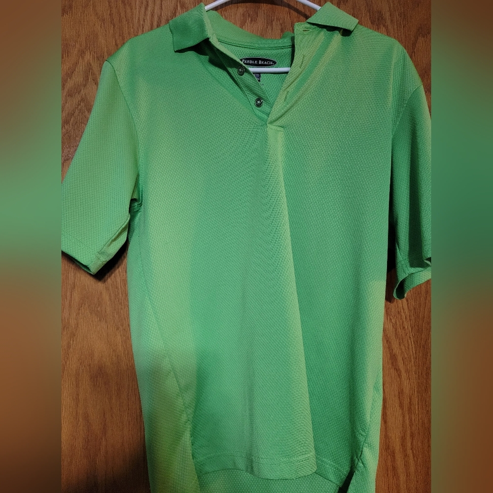 Pebble beach performance polo size small